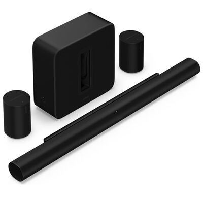 Комплект Arc Ultra + Sub 4 + 2x Era 100 Black, Цвет: Black