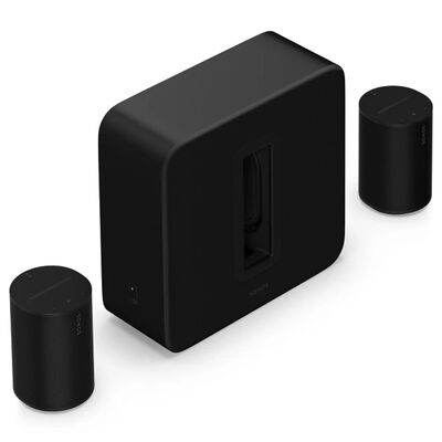 Комплект Sonos Sub 4 + 2x Era 100 Black, Цвет: Black