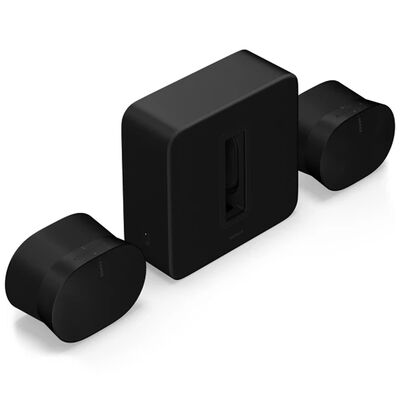 Комплект Sonos Sub 4 + 2x Era 300 Black, Цвет: Black