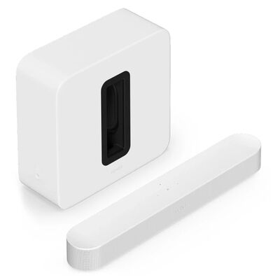 Комплект Sonos Beam + Sub 4 White, Цвет: White