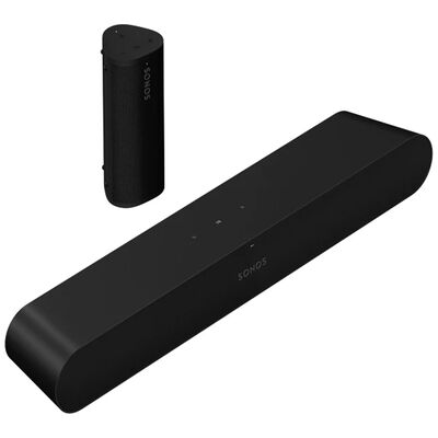 Комплект Sonos Ray + Roam 2, Цвет: Black