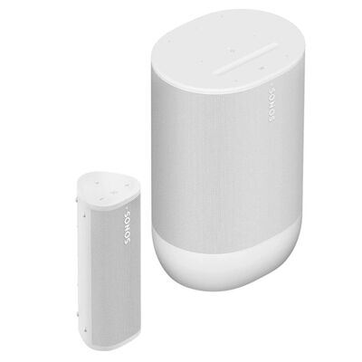 Комплект портативных колонок Sonos Move 2 + Roam 2, Цвет: White