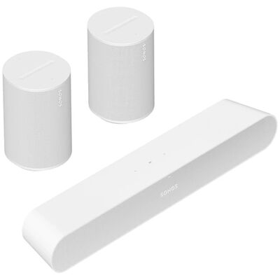 Комплект Sonos Ray + 2x Era 100, Цвет: White