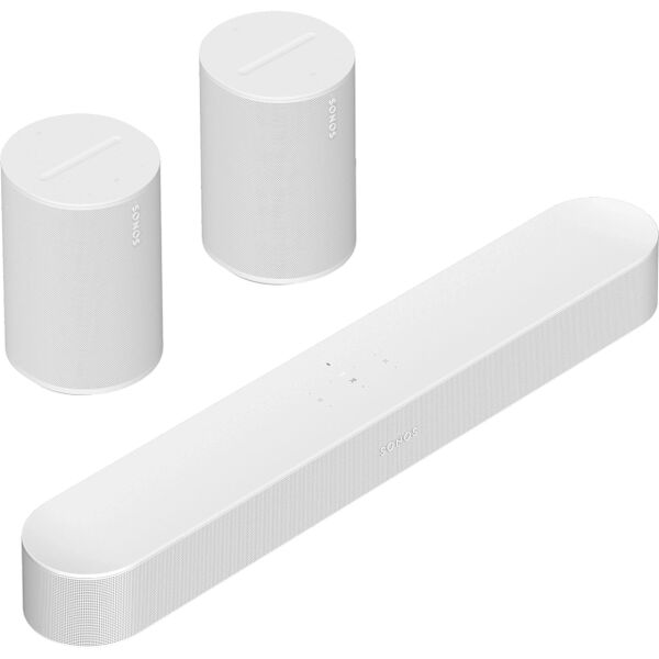 Комплект объемного звучания с Beam (White), Цвет: White