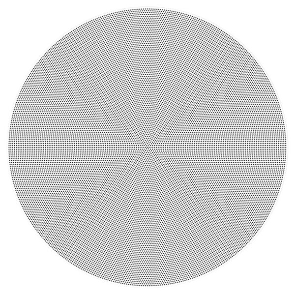 Встраиваемые в потолок Круглые решетки динамиков 11,16 дюйма, Диаметр: 11,16 дюйма