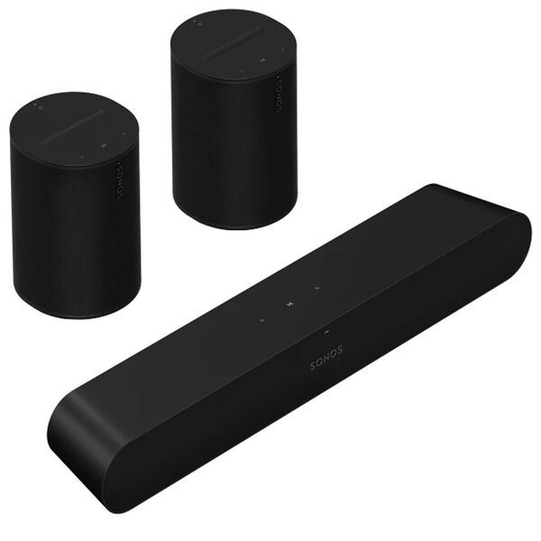 Комплект объемного звучания с Ray (Black), Цвет: Black