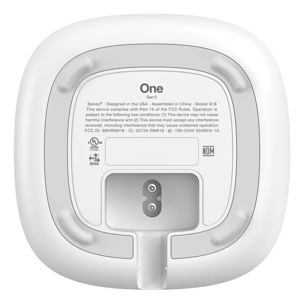 Колонка Sonos One White, Цвет: White, изображение 5