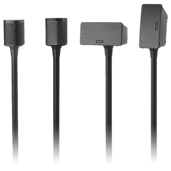 Напольная подставка Sanus для Sonos One (Один Black), Цвет: Black, Комплект: Один, изображение 2