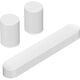 Комплект объемного звучания с Beam (White), Цвет: White